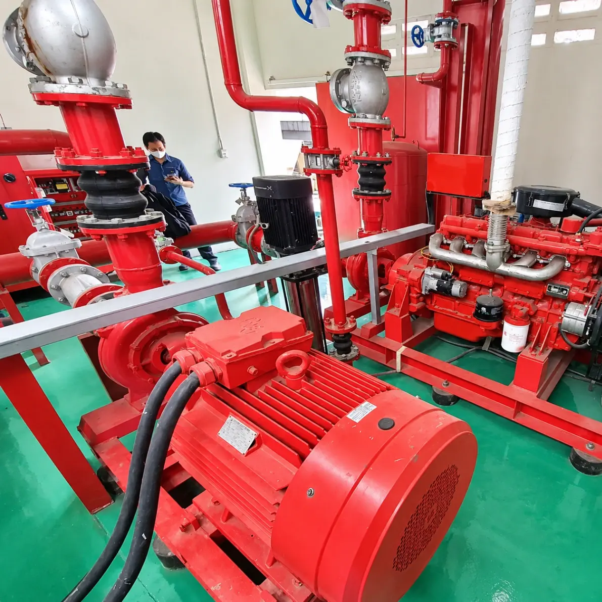 Pekerjaan perakitan dan perbaikan unit pompa CV. Mitra Agung Teknik